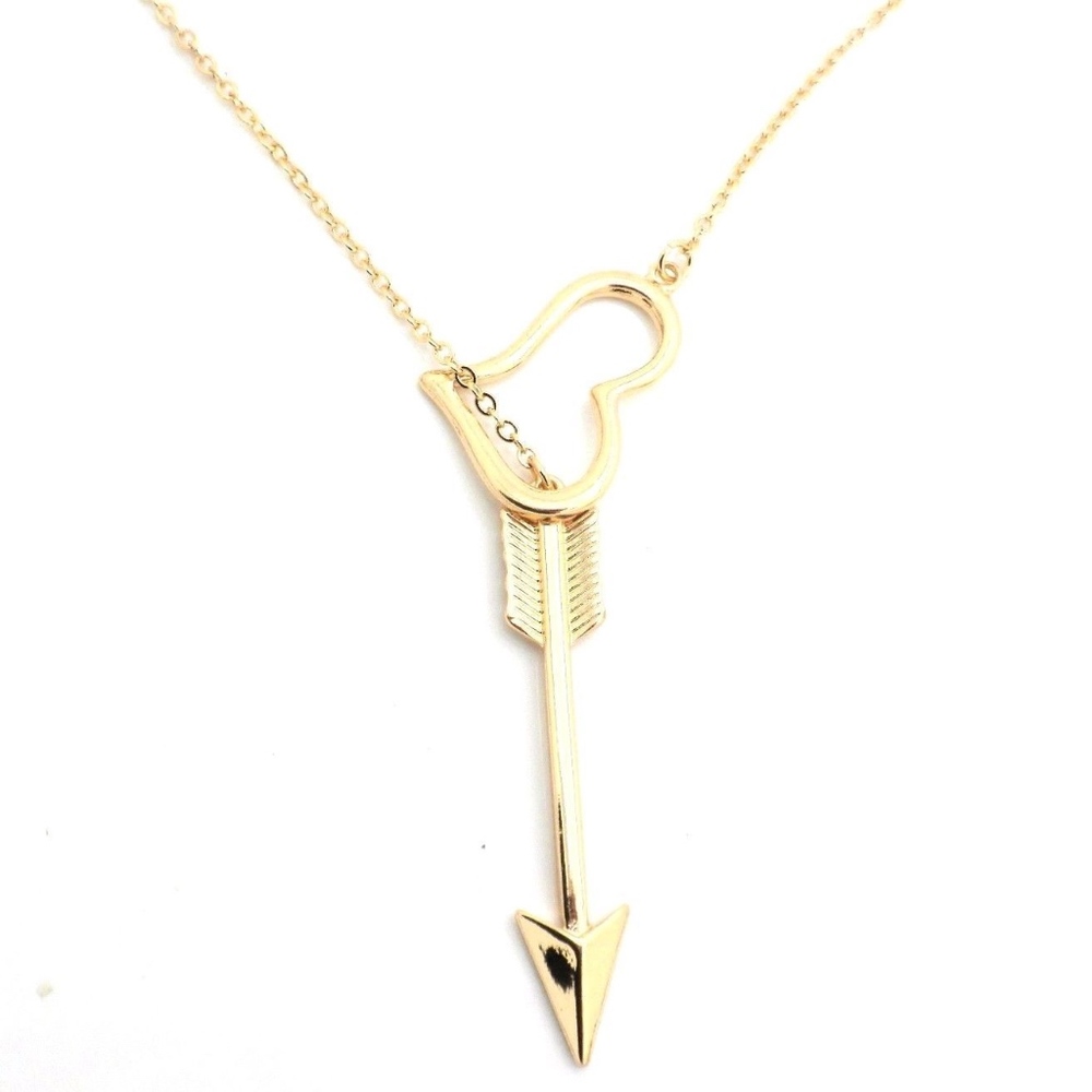 Heart Necklace Gold Plated